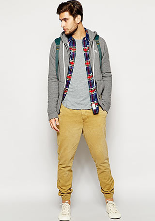 アバクロパーカーコーデ2