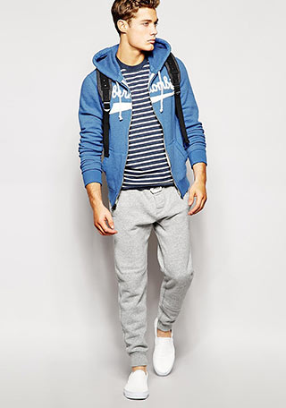 アバクロパーカーコーデ4