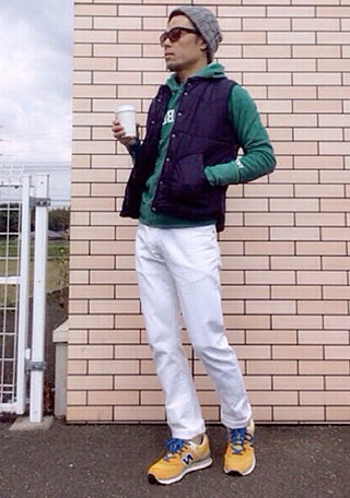 GAPパーカーコーデ5