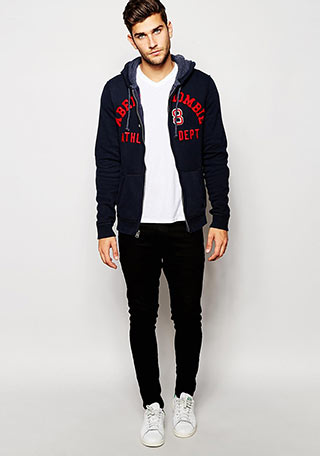 アバクロパーカーコーデ5