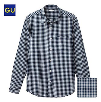 GUチェックシャツ3