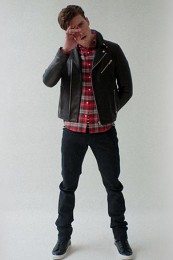 WJKチェックシャツコーデ1