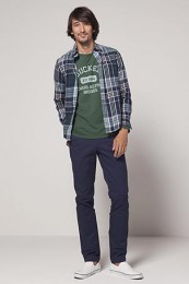 GUチェックシャツコーデ3