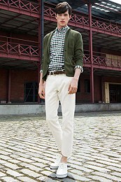 GUチェックシャツコーデ4