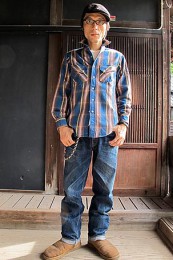 シュガーケーンチェックシャツコーデ5