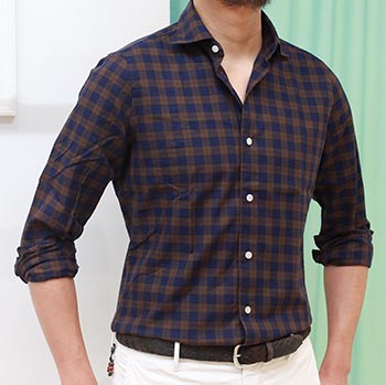 フィナモレチェックシャツ3