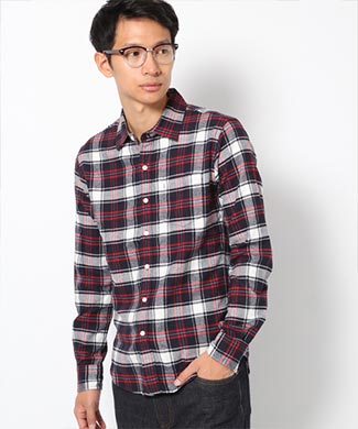 グローバルワークチェックシャツ2