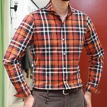 フィナモレチェックシャツ2