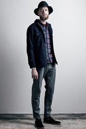 マージンチェックシャツコーデ1