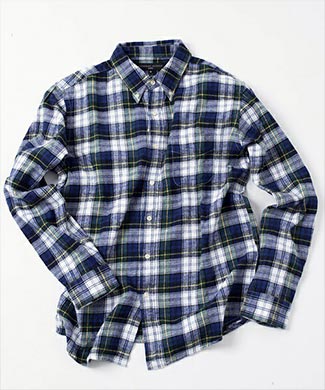 SHIPSチェックシャツ1