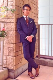 ネクストブルースーツコーデ1