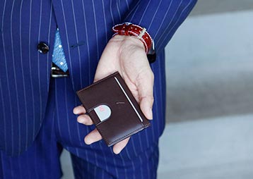 土屋鞄定期入れ1