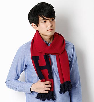 トミーヒルフィガーマフラー1