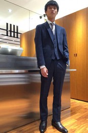 スーツセレクトスーツ着こなし1