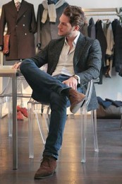 ブーツの着こなし (4)