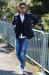 モンクレールダウンジャケットコーデ3