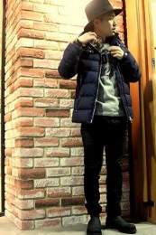 タトラスダウンジャケットコーデ2