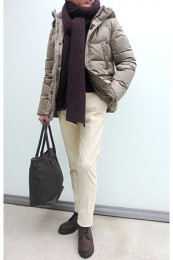 ムーレーダウンジャケットコーデ2