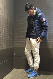 カナダグースダウンジャケットコーデ4