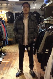 モンクレールダウンジャケットコーデ1