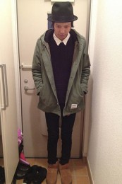 UGGムートンブーツ着こなし3