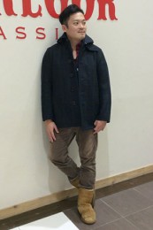 EMUムートンブーツ着こなし3