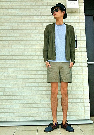 パラブーツデッキシューズコーデ4