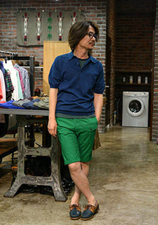 パラブーツデッキシューズコーデ3