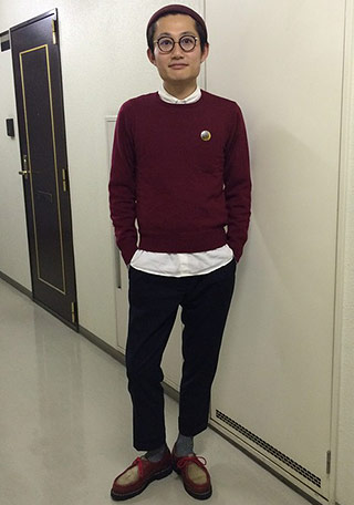 パラブーツデッキシューズコーデ1