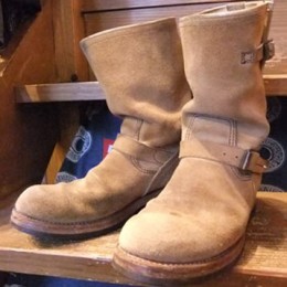 ロンウルフエンジニアブーツ経年変化2