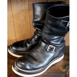 ウエスコエンジニアブーツ経年変化1