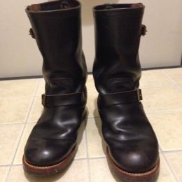 ロンウルフエンジニアブーツ経年変化3