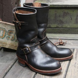 ロンウルフエンジニアブーツ経年変化4