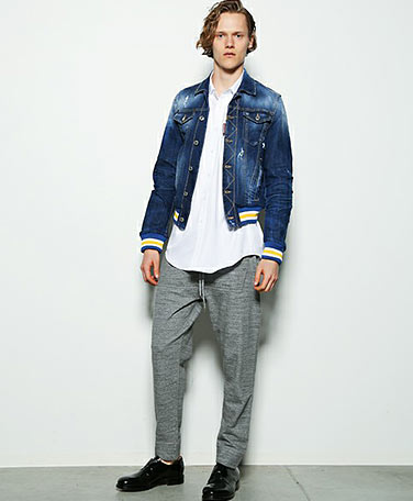 デニムジャケットコーデ2