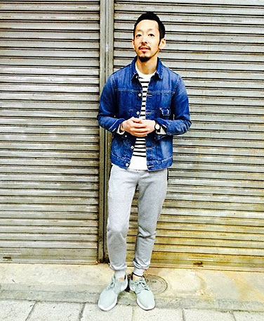 デニムジャケットコーデ6