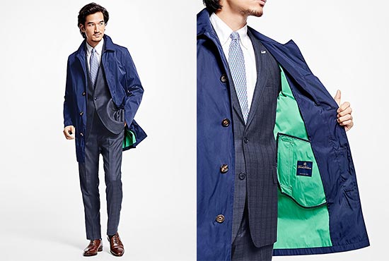 ブルックスブラザーズステンカラーコート2