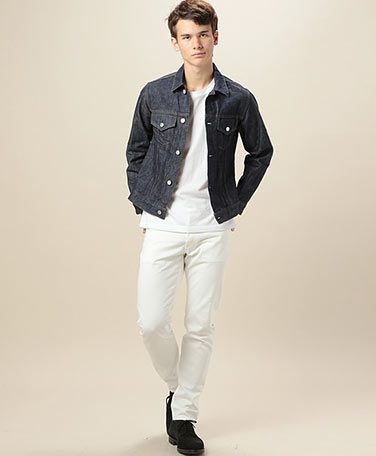 デニムジャケットコーデ5