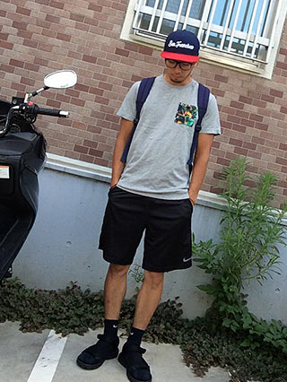 nikeサンダル靴下