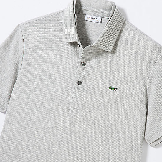 鹿の子ポロシャツ