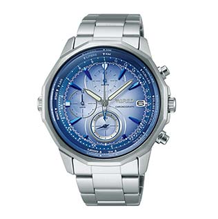 ワイアード青腕時計