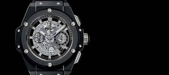 オールブラック腕時計