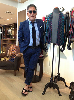 アイランドスリッパ着こなし4