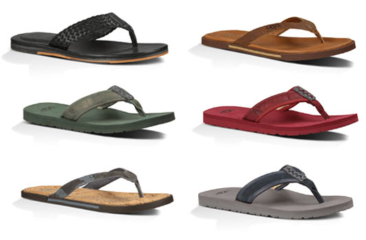 uggオーストラリアレザービーチサンダル