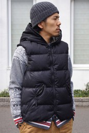 デュベティカダウンベスト着こなし4