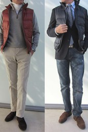 HERNOダウンベスト着こなし4