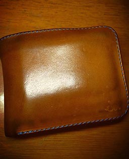革蛸財布エイジング1