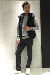 タトラスダウンベスト着こなし1