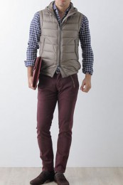 HERNOダウンベスト着こなし1