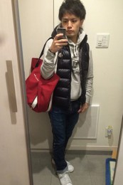 モンクレールダウンベスト着こなし6