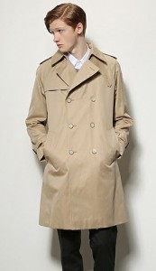 マッキントッシュトレンチコートコーデ1